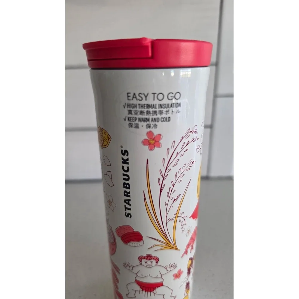 Japan Starbucks Stainless Tumbler Bottle 16oz Been There Series NEW